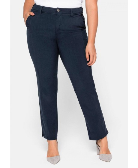 Klasikinės Sheego kelnės dekoratyviomis siūlėmis