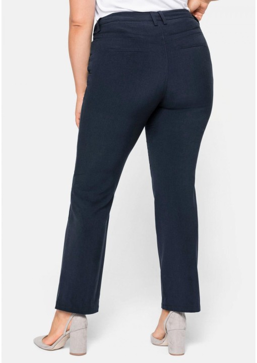 Klasikinės Sheego kelnės dekoratyviomis siūlėmis