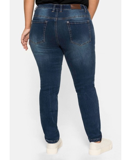 Sheego džinsai su kūno formavimo šortukais