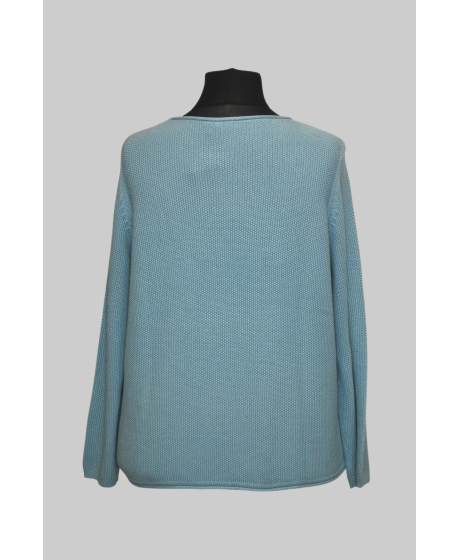 Plonos medvilnės mišinio megztinis Bianca