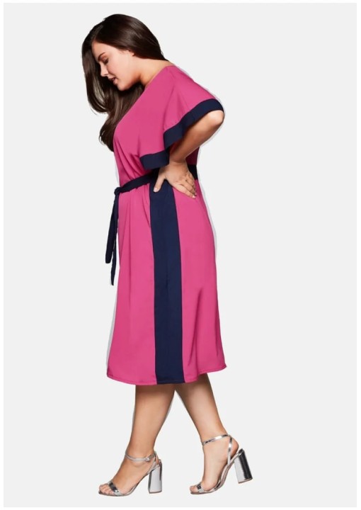 Ryški Sheego šifono suknelė