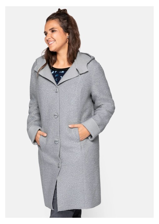 Garbanoto bouclé Sheego paltas be pamušalo Sheego - 1