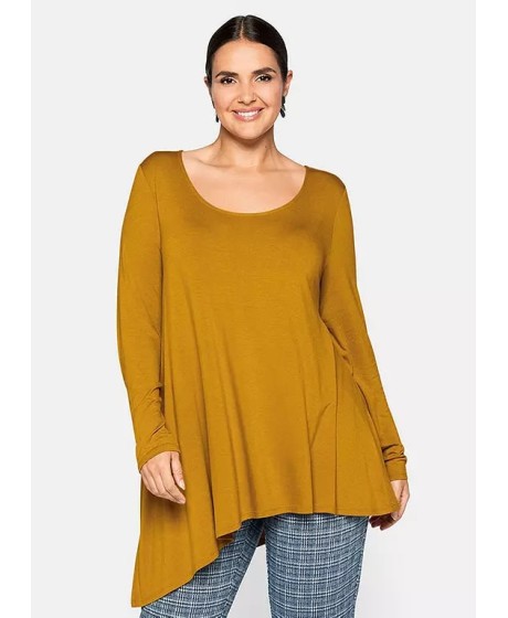 Sheego trikotažo palaidinė asimetriniu kraštu