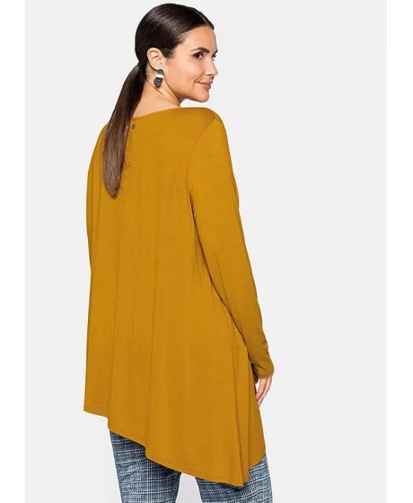 Sheego trikotažo palaidinė asimetriniu kraštu