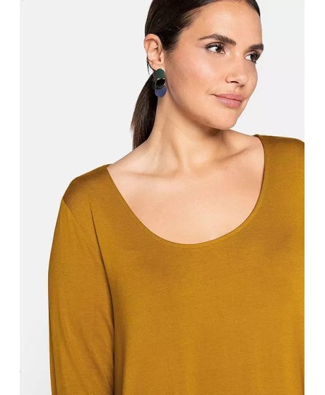 Sheego trikotažo palaidinė asimetriniu kraštu