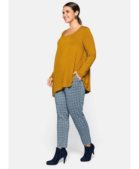 Sheego trikotažo palaidinė asimetriniu kraštu