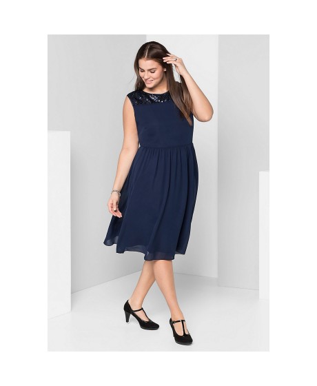 Sheego šifono suknelė