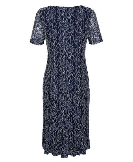 Elegantiška MONA nėrinių suknelė su pamušalu