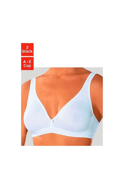 2-in-1 Petite Fleur medvilnės liemenėlės  - 1