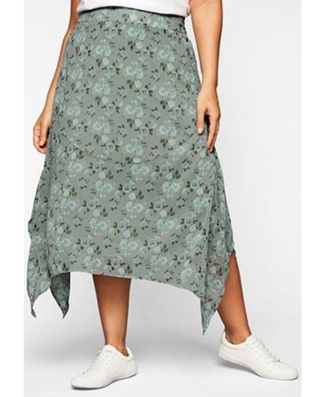 Sheego šifono sijonas asimetriniais kraštais Sheego - 1