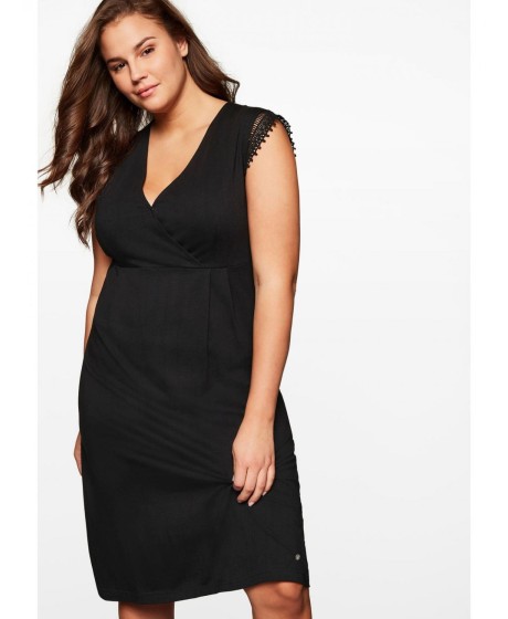 Sheego džersio suknelė su nėrinių intarpais Sheego - 5