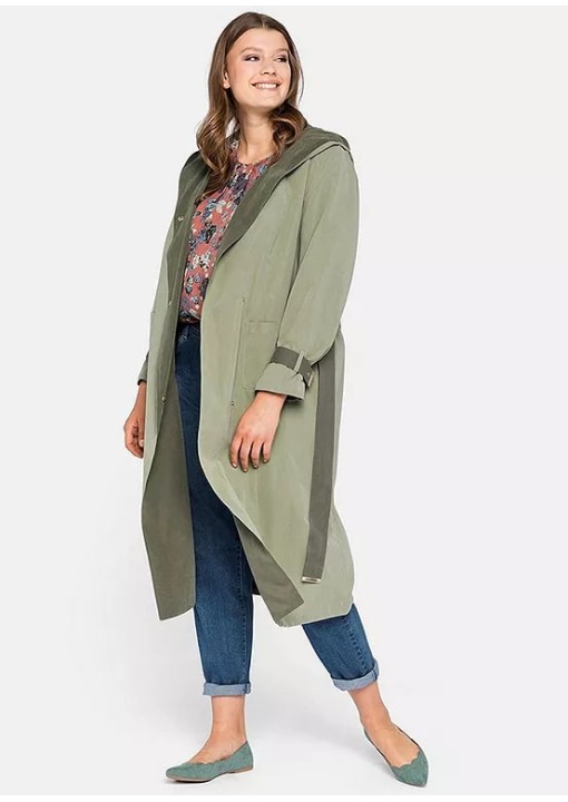 Sheego lietpaltis su gobtuvu