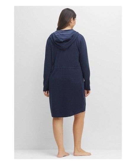 Jaukus Sheego chalatas su dvipusiu užtrauktuku