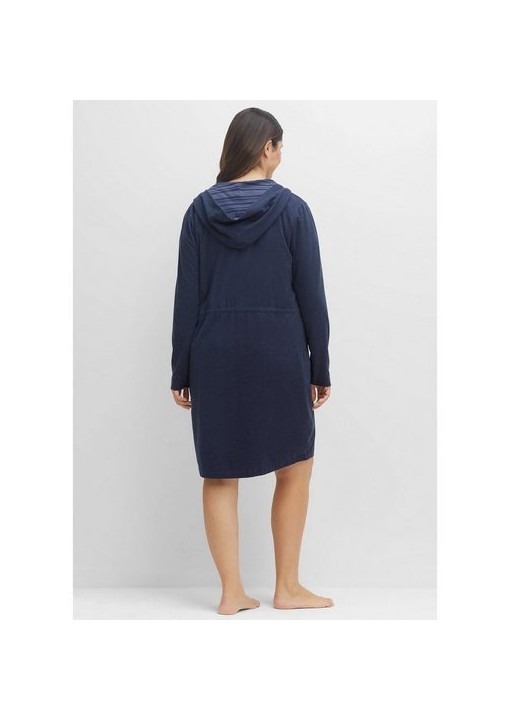 Jaukus Sheego chalatas su dvipusiu užtrauktuku