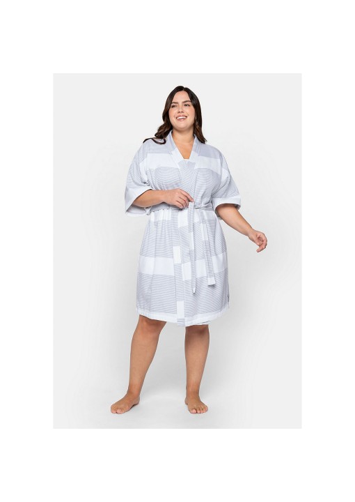 Susiaučiamas kimono stiliaus Sheego chalatas Sheego - 2