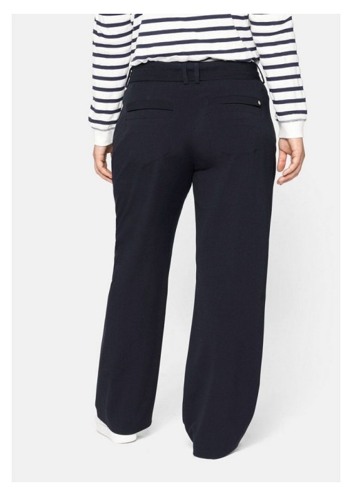 Tiesaus kirpimo Sheego kelnės plačiu juosmeniu