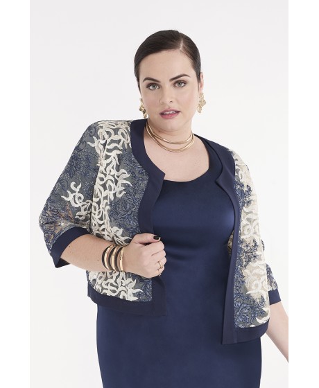 SPG WOMAN siuvinėto tiulio švarkelis