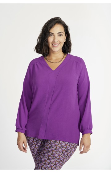 SPG WOMAN vienspalvė palaidinė ilgomis rankovėmis