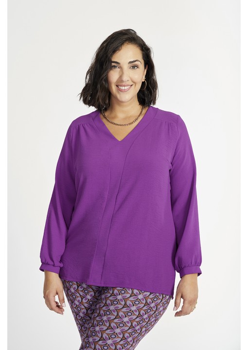 SPG WOMAN vienspalvė palaidinė ilgomis rankovėmis SPG WOMAN - 1