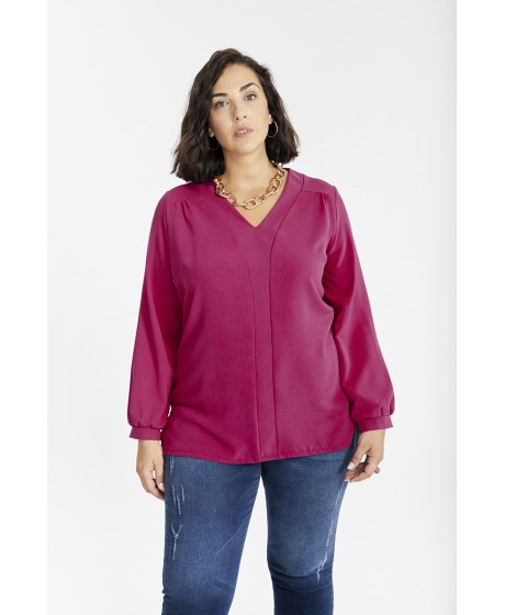 SPG WOMAN vienspalvė palaidinė ilgomis rankovėmis SPG WOMAN - 20