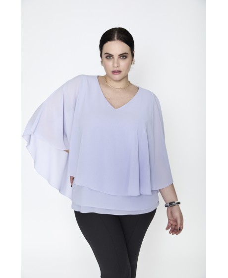 Sluoksniuota SPG WOMAN šifono palaidinė SPG WOMAN - 1