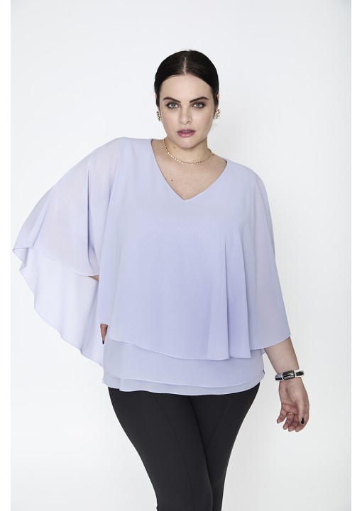 Sluoksniuota SPG WOMAN šifono palaidinė SPG WOMAN - 1