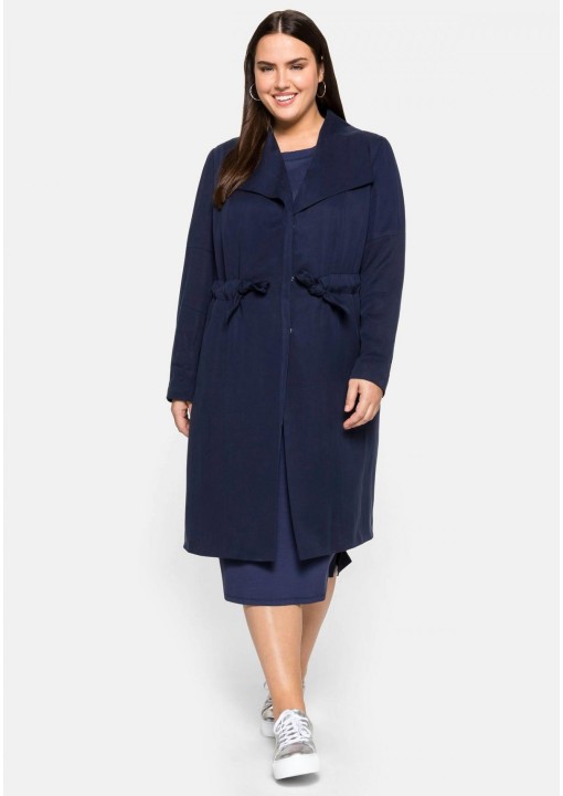 Ilgas Sheego švarkas su kontrastingu pamušalu Sheego - 1