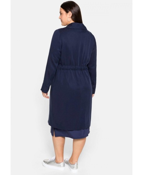 Ilgas Sheego švarkas su kontrastingu pamušalu Sheego - 4