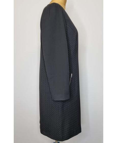 Kombinuotų audinių ilgas Sheego švarkas