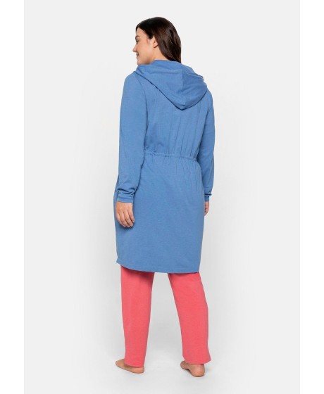 Sheego kilpinis chalatas su gobtuvu