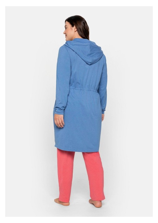 Sheego kilpinis chalatas su gobtuvu