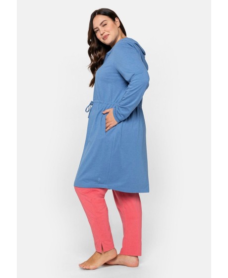 Sheego kilpinis chalatas su gobtuvu