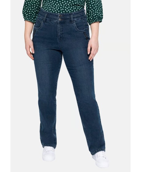 Tiesaus kirpimo Sheego džinsai aukštu juomeniu