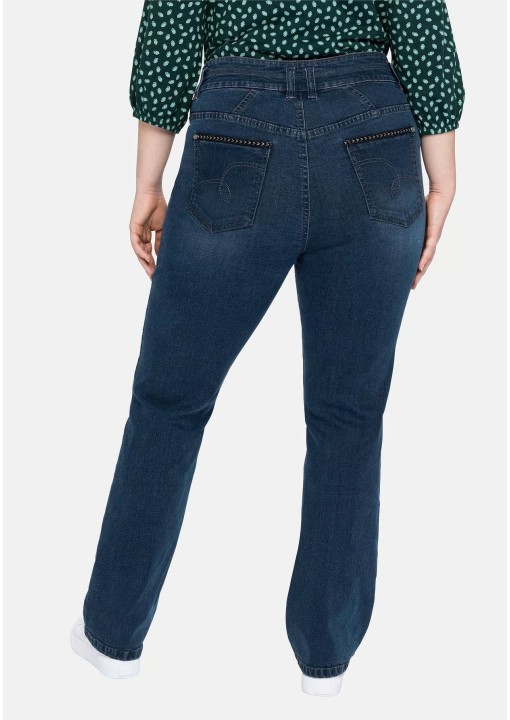 Tiesaus kirpimo Sheego džinsai aukštu juomeniu