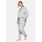 Sheego medvilnės pižama su ilgomis kelnėmis