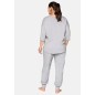 Sheego medvilnės pižama su ilgomis kelnėmis