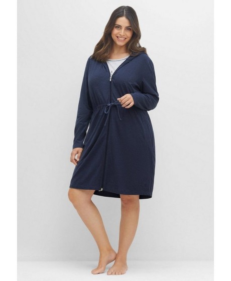 Sheego trikotažo chalatas su gobtuvu