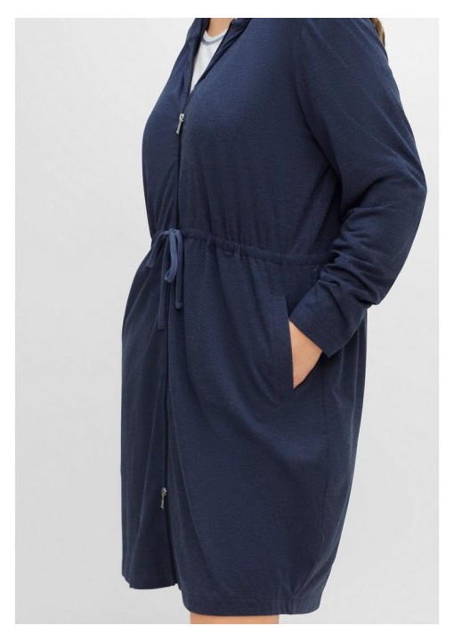 Sheego trikotažo chalatas su gobtuvu