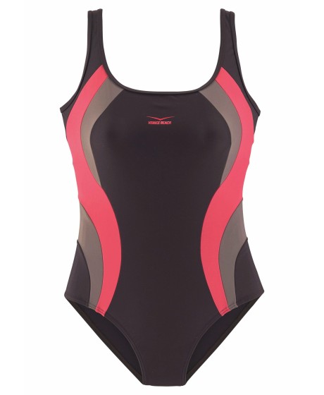 Vientisas VENICE BEACH maudymosi kostiumėlis su formavimo efektu