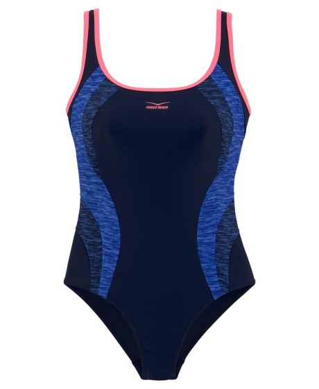 Vientisas VENICE BEACH maudymosi kostiumėlis su formavimo efektu