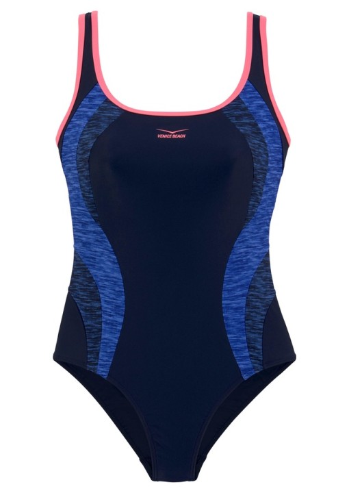 Vientisas VENICE BEACH maudymosi kostiumėlis su formavimo efektu