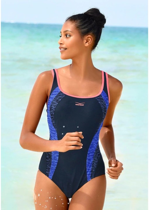 Vientisas VENICE BEACH maudymosi kostiumėlis su formavimo efektu