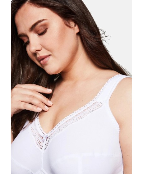 Sheego medvilnės liemenėlė be lankelių