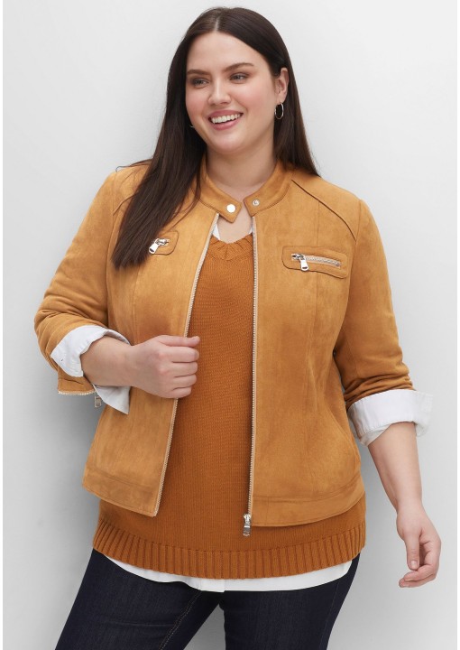 Verstos odos imitacijos Sheego švarkas