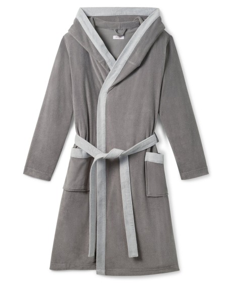 Sheego kilpinis chalatas su gobtuvu