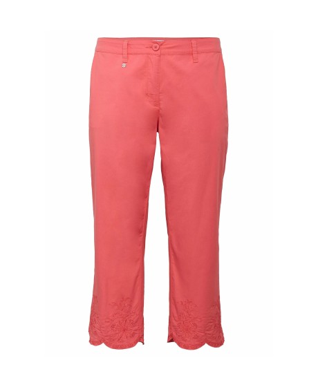 Sheego kapri stiliaus kelnės siuvinėtais galais