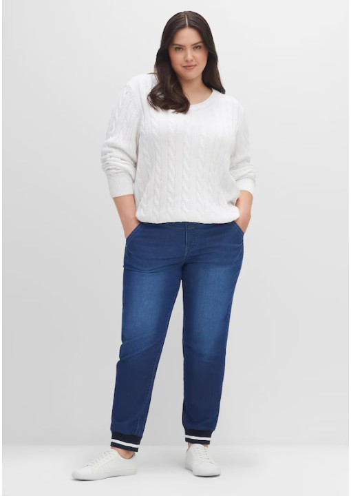 Sheego džinsinės laisvalaikio kelnės