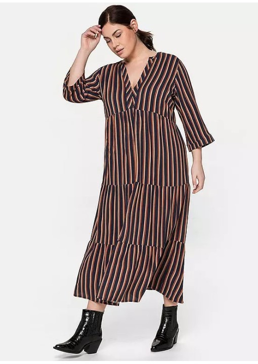 Dryžuota Sheego suknelė