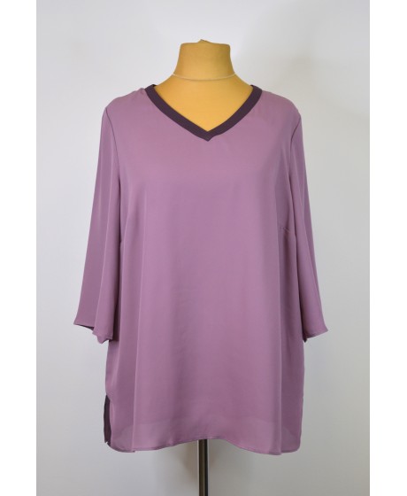 Sheego šifono tunika 3/4 ilgio rankovėmis