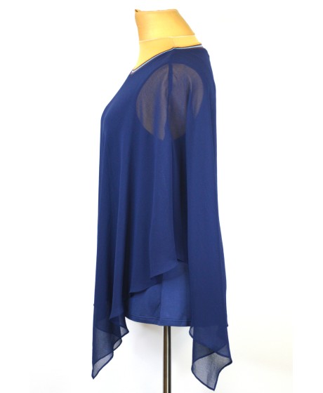 Sheego tunika su viršutiniu šifono sluoksniu